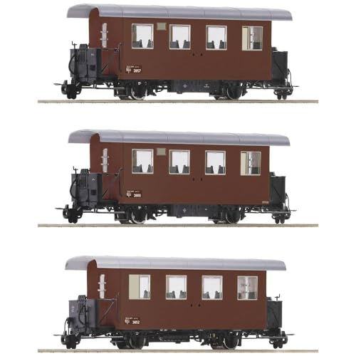 Roco 34103 H0e 3er-Set Schmalspur-Personenwagen der ÖBB von Roco