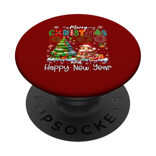 Merry Christmas And Happy New Year Santa Hamster Nager PopSockets Klebender PopGrip von Rodent Christmas Costume