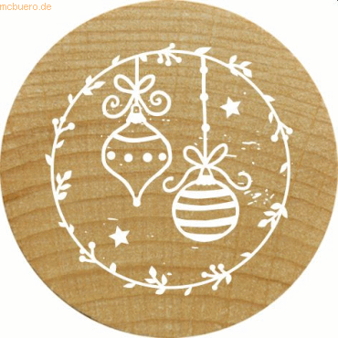 Rössler Stempel Woodies Weihnachtskugeln von Rössler