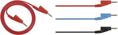 Rohde & Schwarz HZ10B Messleitungs-Set Lamellenstecker 4mm Lamellenstecker 4mm 1.00m Blau 1St. von Rohde & Schwarz