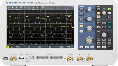 Rohde & Schwarz RTB2K-302 Digital-Oszilloskop 300MHz 2-Kanal 1.25 GSa/s 10 Mpts 10 Bit Digital-Speic von Rohde & Schwarz