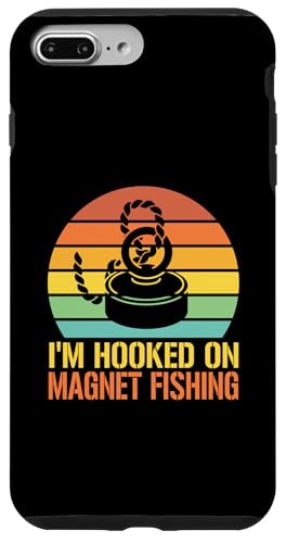 Hülle für iPhone 7 Plus/8 Plus I'm Hooked On Magnet Fishing - Metall Magnet Fischer von Rokconcepts Schatzsucher Magnet Fischer