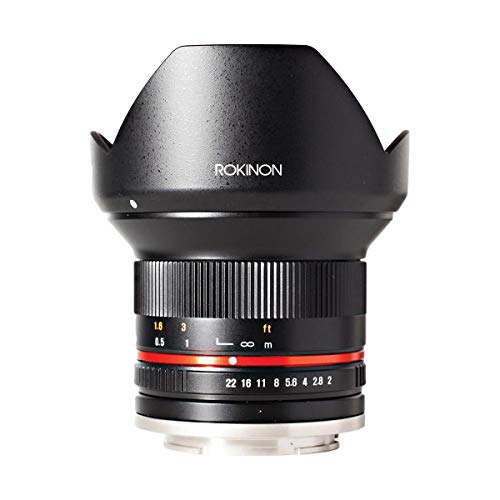 Rokinon 12 mm F2.0 NCS CS Ultra-Weitwinkelobjektiv Sony E-Mount, Canon M, schwarz von Rokinon