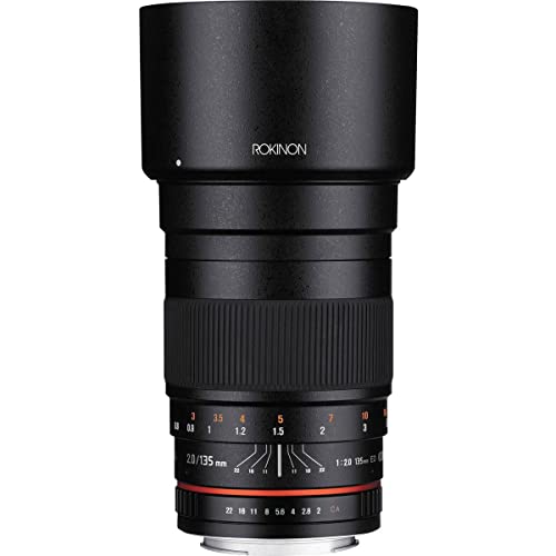 Rokinon 135 mm F2.0 ED UMC Teleobjektiv für Canon Digital SLR Kameras von Rokinon