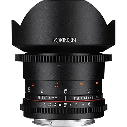 Rokinon Cine DS DS14M-C 14mm T3.1 ED AS IF UMC Full Frame Cine Wide Angle Lens for Canon EF von Rokinon