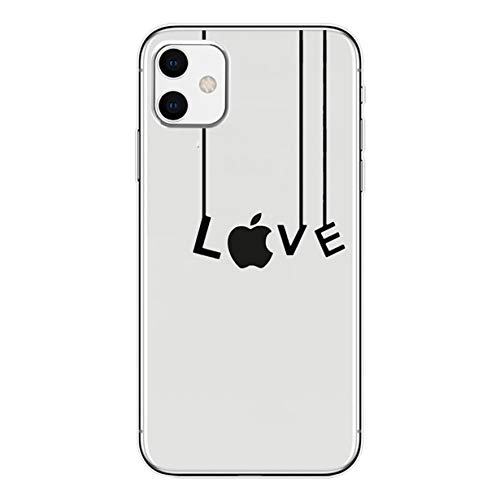 Rokmym iPhone 11 Hülle Crystal Clear Handyhülle für iPhone 11 Mode Chic Muster Ultra Dünn Silikon Stoßfest Kratzfest Schutzhülle für iPhone 11 Slim Case Cover von Rokmym