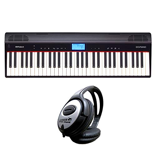 Roland GO-61P Go Piano Digitales Piano Schwarz + keepdrum Kopfhörer von Roland