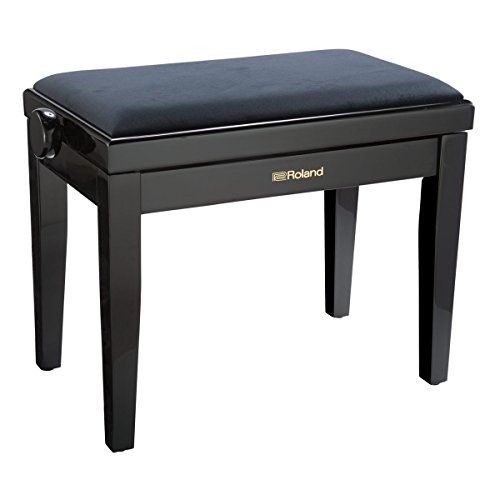 Roland Klavierbank in schwarzem Satin-Finish mit Velour-Sitz – RPB-220BK von Roland