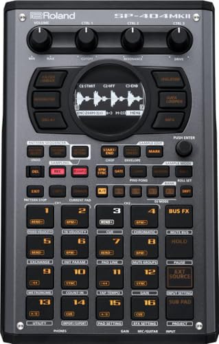 Roland SP-404MKII Sampler und Effektunit für Kreative – Der legendäre SP-404 Beatmaker mit zahlreichen modernen Upgrades – Schneller Workflow – 16 GB interner Speicher – 32-stimmig polyphon Grey von Roland