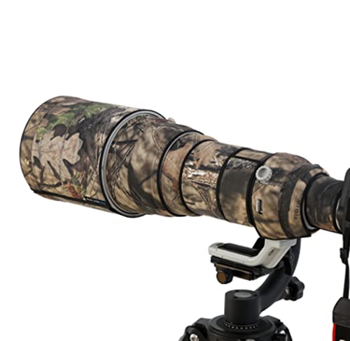 ROLANPRO Wasserdichte Objektiv-Camouflage-Beschichtung für Nikon AF-S 500 mm F4G ED VR Regenschutz Objektivschutzhülle, #23, Brauner Dschungel, wasserdicht von Rolanpro