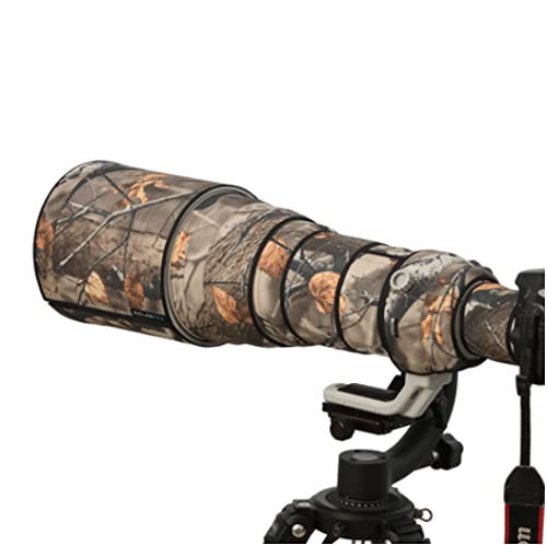 Rolanpro Camouflage-Objektivabdeckung für Canon RF 600 mm F4 L IS USM Coat Objektivschutzhülle #1 (nicht wasserdicht) von Rolanpro