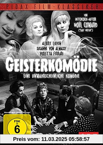 Geisterkomödie - Eine unwahrscheinliche Komödie / Starbesetzte Verfilmung der Komödie von Hitchcock Autor-Noël Cowards (Pidax Film-Klassiker) von Rolf Kutschera