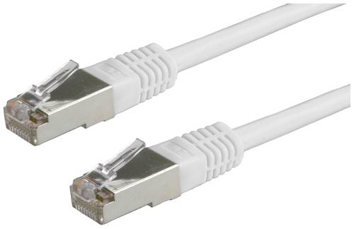 Roline 21.15.0102 RJ45 Netzwerkkabel, Patchkabel CAT 5e F/UTP 2.00m Grau von Roline