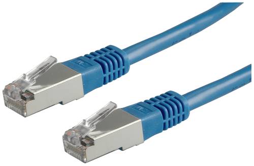 Roline 21.15.0164 RJ45 Netzwerkkabel, Patchkabel CAT 5e F/UTP 5.00m Blau 1St. von Roline