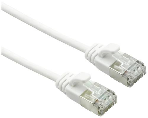 Roline 21.15.1711 RJ45 Netzwerkkabel, Patchkabel CAT 6a F/UTP 1.00m Weiß 1St. von Roline