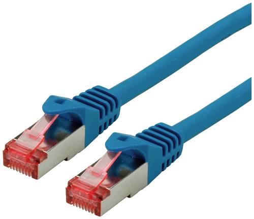 Roline 21.15.2645 RJ45 Netzwerkkabel, Patchkabel CAT 6 S/FTP 5.00m Blau 1St. von Roline