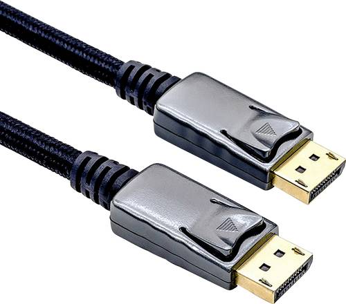 Roline DisplayPort Anschlusskabel DisplayPort Stecker, DisplayPort Stecker 1.00m Schwarz 11.04.5880 von Roline