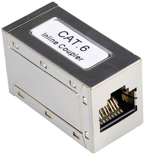 Roline RJ45-Kupplung RJ45 Adapter CAT 6 Silber von Roline