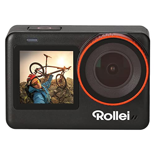 Rollei Actioncam one - Die Neue 4K Action-Cam mit 60FPS, 5 Meter Wasserdicht, ohne Gehäuse, 30 Meter mit Gehäuse und umfangreichen Zubehör von Rollei