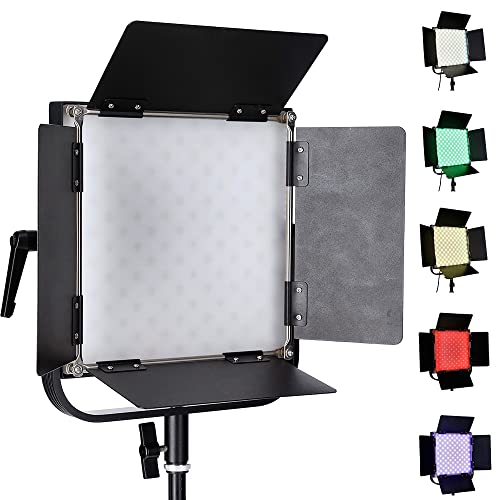 Rollei Lumen Panel 900 RGB LED-Panel, LED Dauerlicht mit 360 Farbnuancen, 70 Watt Leistung,über APP Steuerbar und optionalen Akku-Betrieb. LED-Lampe mit individuell einstellbare Farbtemperatur. von Rollei