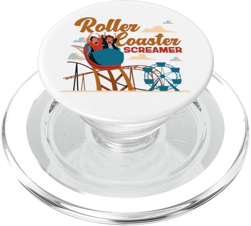 Achterbahn Achterbahn Screamer PopSockets PopGrip für MagSafe von Roller Coaster Amusement Theme Park HS0