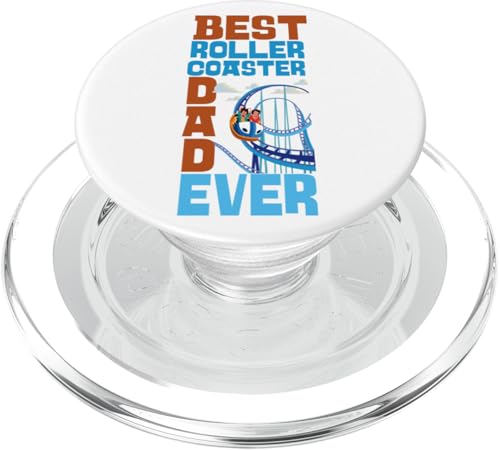 Achterbahn Papa Vater Beste Achterbahn Dad Ever PopSockets PopGrip für MagSafe von Roller Coaster Amusement Theme Park HS0