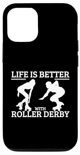 Hülle für iPhone 15 Pro Roller Derby Girl Das Leben ist besser mit Roller Derby von Roller Derby Enthusiasts Passionate Skating Design