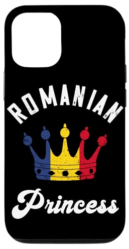 Hülle für iPhone 15 Pro Rumänische Prinzessin stolz Rumänien Flagge Krone Stolz Wurzeln von Romania Flag Pride Romanian Roots Heritage