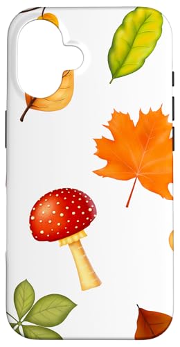 Hülle für iPhone 16 Gemütlicher Herbst ästhetisches Muster Herbstblätter Kürbis Gewürz von Romanticizing Fall Aesthetic Autumn Core Prints