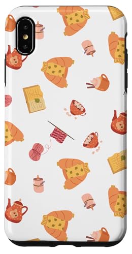 Hülle für iPhone XS Max Gemütlicher Herbst ästhetisches Muster Herbstblätter Kürbis Gewürz von Romanticizing Fall Aesthetic Autumn Core Prints