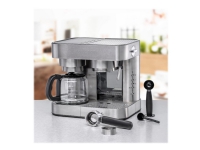 Rommelsbacher EKS 3010, Kombi-Kaffeemaschine, 1,5 l, Kaffeepad, Gemahlener Kaffee, 2225 W, Edelstahl von Rommelsbacher