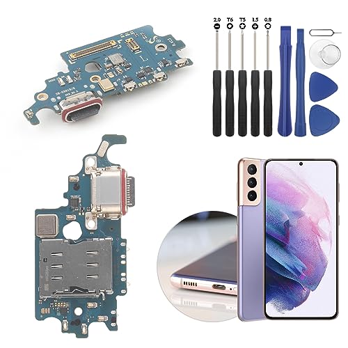 RongZy Ladebuchse Kompatibel mit Samsung Galaxy S21/S21 5G USB Dock Connector für Samsung Galaxy S21/S21 5G G991B G991N Flexkabel Ladeport Ladebuchse Ersatz von RongZy