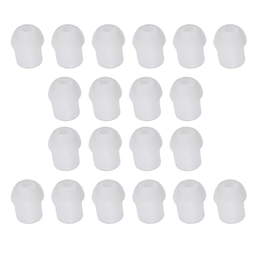 Ronlok 20pcs Silikon In-Ear Ohrhoerer Eartip Ohr Knospe Fuer Radio Ohrhoerer Headset von Ronlok