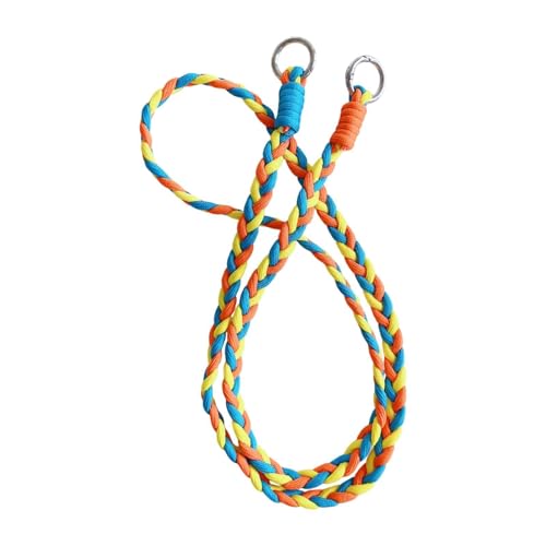 Ronyme Telefon-Lanyard zum Selbermachen, Lariat-Charm-Lanyard für Erwachsene, Kamera-Dekoration, Smartphone, Orange Gelb Blau von Ronyme