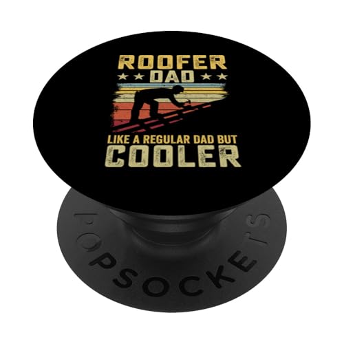 Lustiges Dachdecker-Design, Dachdecker, Beruf, Arbeiter, Handwerk, Dachdecker PopSockets Klebender PopGrip von Roofer Gifts & Shirts Craftsman for Best Roofer