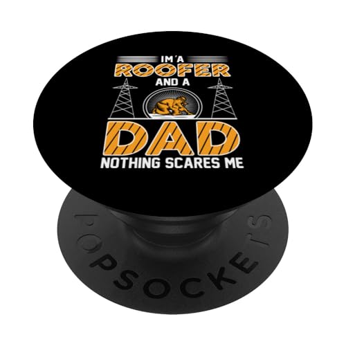 Lustiges Dachdecker-Design, Dachdecker, Beruf, Arbeiter, Handwerk, Dachdecker PopSockets Klebender PopGrip von Roofer Gifts & Shirts Craftsman for Best Roofer