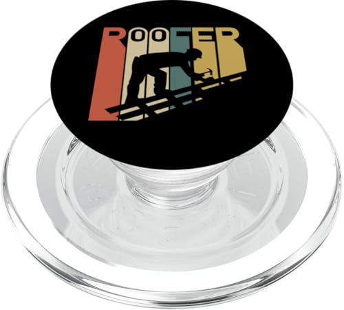 Lustiges Dachdecker-Design, Dachdecker, Beruf, Arbeiter, Handwerk, Dachdecker PopSockets PopGrip für MagSafe von Roofer Gifts & Shirts Craftsman for Best Roofer