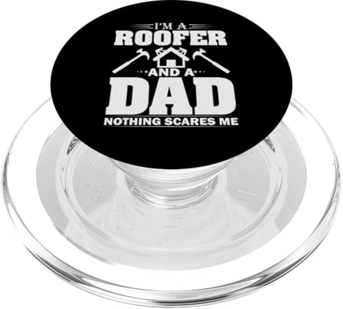 Lustiges Dachdecker-Design, Dachdecker, Beruf, Arbeiter, Handwerk, Dachdecker PopSockets PopGrip für MagSafe von Roofer Gifts & Shirts Craftsman for Best Roofer