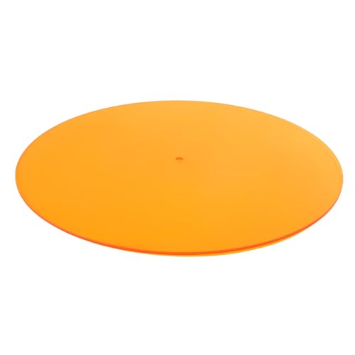 Rordigo Rutschfeste Acrylmatte, 300 mm x 3 mm, für Phonograph-Plattenspieler, Vinyl, praktischer antistatischer Plattenspieler, LP-Matte, Vinyl-Plattenpolster, C von Rordigo