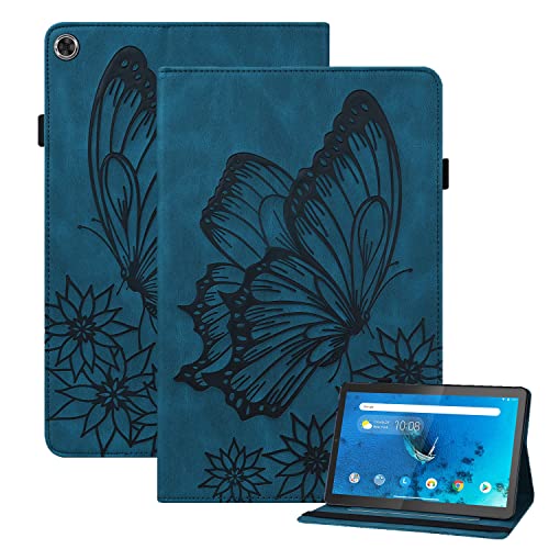 Rosbtib Hülle für Lenovo Tab M10 Plus 3rd Gen (2022) 10.6 Zoll TB-125FU, PU Leder Cover Lenovo Tab M10 Plus mit Standfunktion Kartenfächer Schutzhülle Lenovo M10 Plus 3rd Gen 10.6" - Dunkelblau von Rosbtib