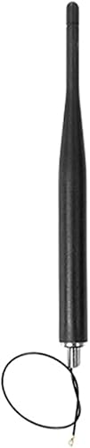 Black 868MHz Antenna 3dBi Rubber Rod IPEX-1 TX868-JZLW-15 für Equipment Cabinet Logistics Fleet Property Security Hotel Catering Chain Companies Standorte Outdoor Self Driving Radio Enthusiasts von Rosojodg