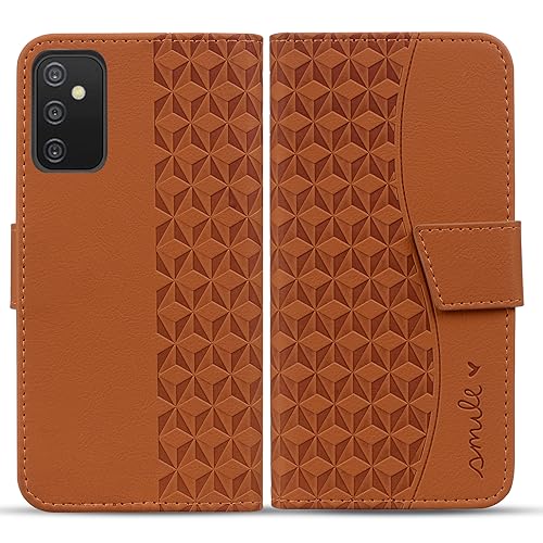 Rostsant Handyhülle für Samsung Galaxy A54 5G Hülle Premium PU Leder Schutzhülle Samsung A54 Flip Case Brieftasche Kartenschlitz Hülle für Samsung A54 5G - Braun von Rostsant