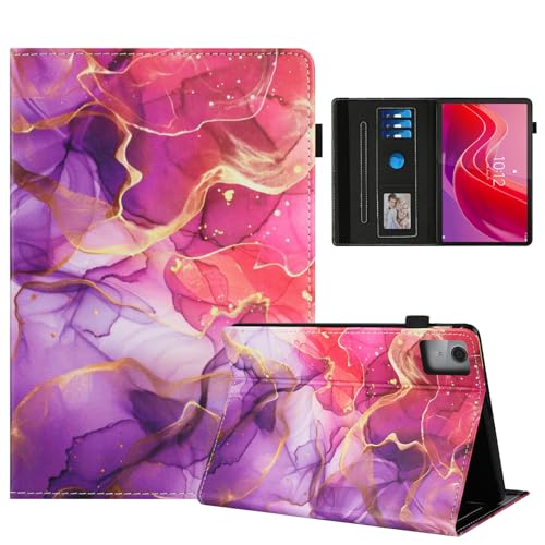 Rostsant Hülle für Lenovo Tab M11 2024 PU Leder Hülle Magnetischer Ständer Lenovo Tab M11 11 Zoll TB330FU Wallet Tablet Schutzhülle für Lenovo Tab M11 11 Zoll TB330FU Marmor von Rostsant