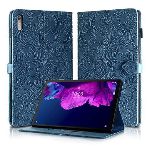 Rostsant Hülle für Lenovo Tab P11 2. Generation 11.5 Zoll PU Leder Brieftasche Case Magnetisch Stand Tablet Schutzhülle für Lenovo P11 Gen 2 2022 TB-132FU - Blau von Rostsant