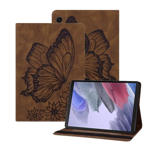 Rostsant Hülle für Samsung Galaxy Tab A9+ 11 Zoll PU Leder Brieftasche Magnetisch Stand Tablet Schutzhülle für Samsung Galaxy Tab A9+ 11 Zoll SM-X210/SM-X215/SM-X216 Braun von Rostsant