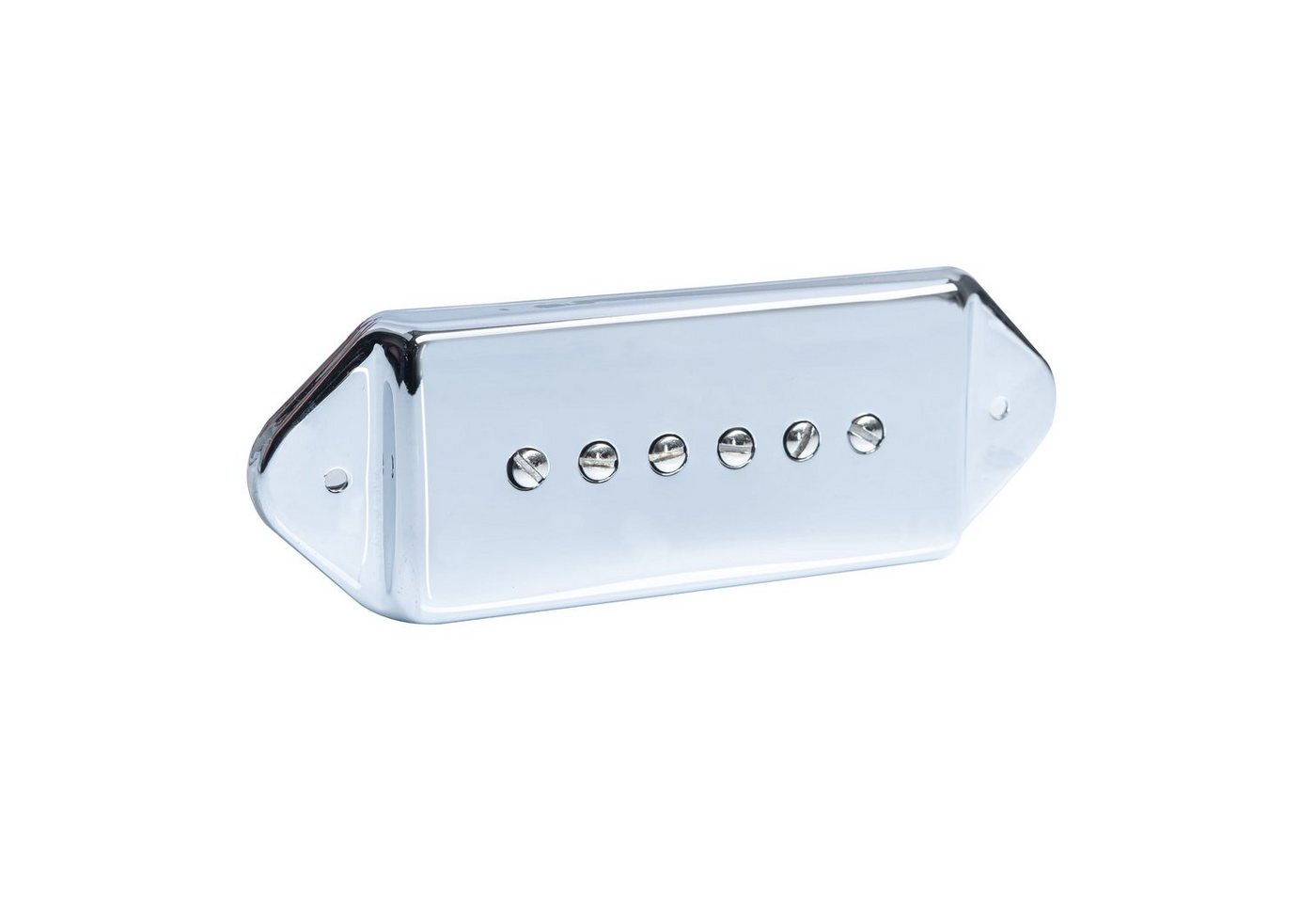 Roswell Pickups Tonabnehmer, (E-Gitarre Tonabnehmer, P90), P90D-CR-N /P Dog-Ear P-90 Tonabnehmer Neck Chrom Cover - P90 Roswell Pickups Tonabnehmer, (E-Gitarre Tonabnehmer, P90), P90D-CR-N /P Dog-Ear P-90 Tonabnehmer Neck Chrom Cover - P90 von Roswell Pickups