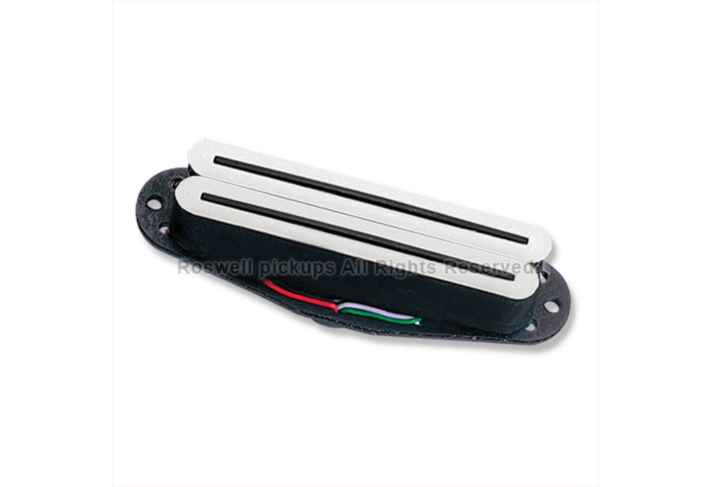 Roswell Pickups Tonabnehmer, (E-Gitarre Tonabnehmer, Humbucker im Single-Coil-Format), SHR-B H-Rails ST Bridge White - Humbucker Tonabnehmer für Gitarren Roswell Pickups Tonabnehmer, (E-Gitarre Tonabnehmer, Humbucker im Single-Coil-Format), SHR-B H-Rails ST Bridge White - Humbucker Tonabnehmer für Gitarren von Roswell Pickups