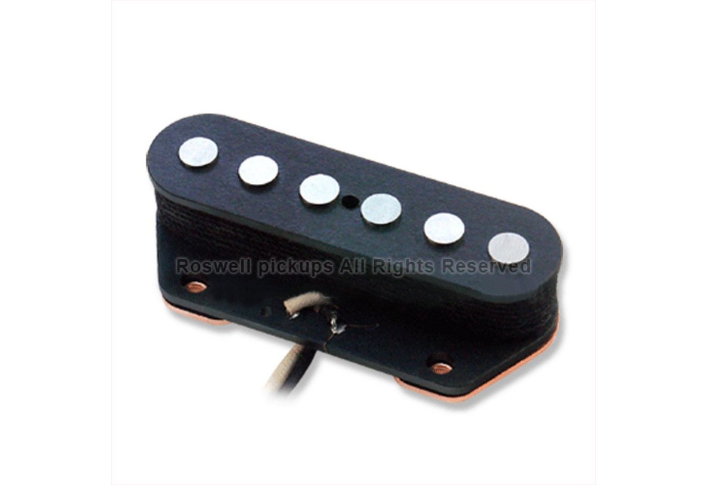 Roswell Pickups Tonabnehmer, (E-Gitarre Tonabnehmer, Single-Coil), TE6 Alnico V Rod Bridge Black - Single Coil Tonabnehmer für Gitarren Roswell Pickups Tonabnehmer, (E-Gitarre Tonabnehmer, Single-Coil), TE6 Alnico V Rod Bridge Black - Single Coil Tonabnehmer für Gitarren von Roswell Pickups