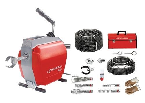 Rothenberger Rohrreinigungsmaschine R 600 Set 230/50 V/Hz 467min-¹ 690 W von Rothenberger Werkzeuge