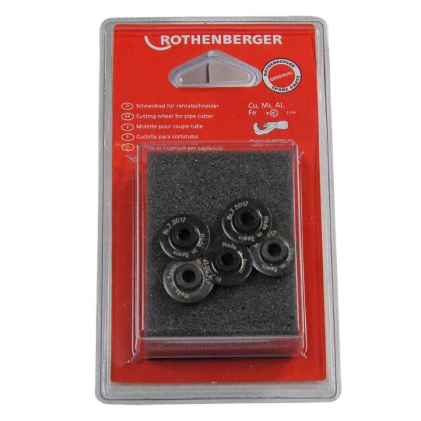 Rothenberger 5 x Ersatzschneidrad für TUBE Cutter 35 und MINICUT II... von Rothenberger